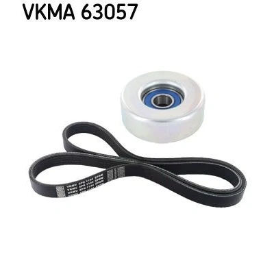 Image de SKF VKMA 63057 Jeu de courroies trapézoïdales à nervures HONDA: CIVIC 8 Hatchback, Jazz 3, 2
