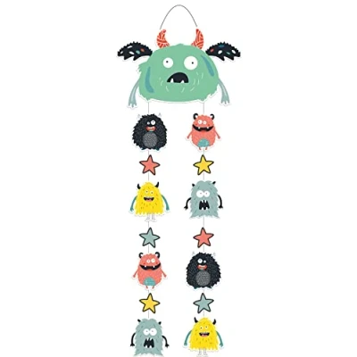 Image de Folat Décoration à Suspendre Monster Bash 30x85 cm, 68300, Multicolore