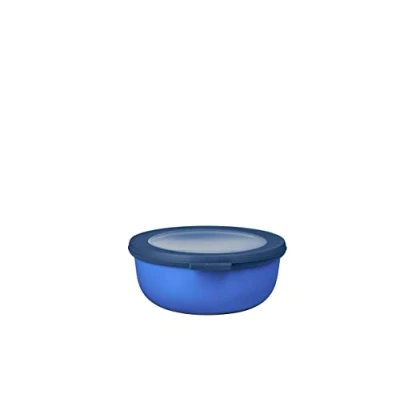 Image de Mepal Bol Multifonction Cirqula Rond Boîte Conservation Alimentaire avec Couvercle Convient comme de Hermétique pour le Réfrigérateur, Micro ondes &amp; Congélateur 750 ml Vivid blue