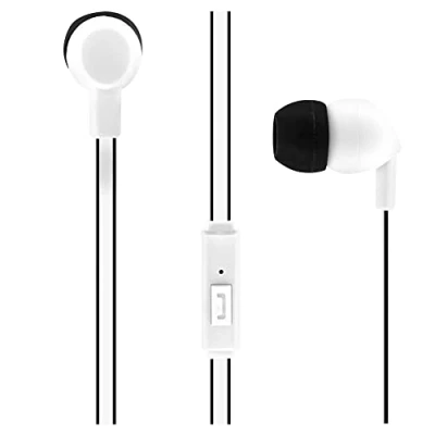 Image de T&#039;nB BE Color Ecouteurs Intra Auriculaires + MIC Blanc/Noir