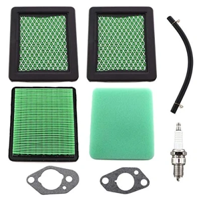 Image de MCHNIC Filtre à air et bougie d&#039;allumage pour Izy Tondeuse HRG415 HRG465 HRX426 HRX476 HRX537 HRB425 HRB475 remplacer 17211 ZL8 023,06211 VH3 000