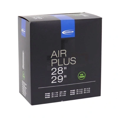 Image de Schwalbe Air Plus Chambre à pour Vélo, Unisexe Adulte, Noir, Taille Unique