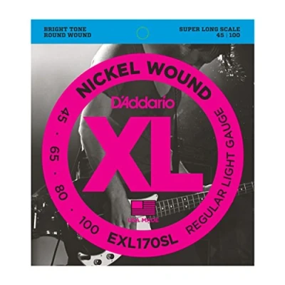 Image de D&#039;Addario Cordes Basse Bass Strings EXL170SL Light, 45 100 Échelle Super Longue