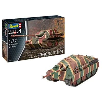 Image de Revell 03327 maquette de Char à Construire Jagdpanther SD.Kfz.173 échelle 1/72 niveau 4/5 Maquette,
