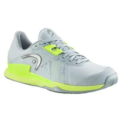 Image de HEAD Sprint Pro 3.5 Clay Hommes Chaussure de Tennis Men&#039;s, Gris/Jaune, 38.5