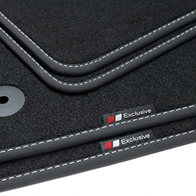 Image de tuning art BEF897 Tapis de Sol pour Kia Ceed 3 SW Combi XCeed 2018 , Couture:Argent