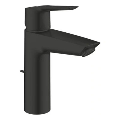 Image de GROHE QuickFix 235522432 Start mitigeur Lavabo Taille M, Noir Mat, Zugstangen Ablauf
