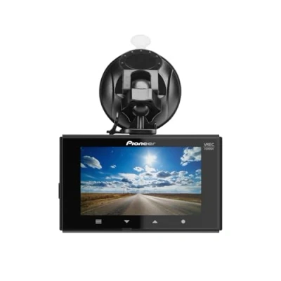 Image de Dashcam Pioneer VREC H310SH : caméra frontale avec écran 3&quot;, grand angle de 139, couleur microphone intégré