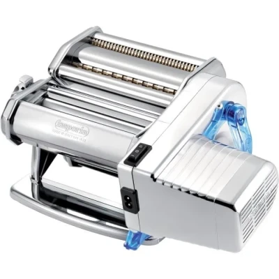 Image de Imperia Electric IPASTA Machine à pâte électrique 100% Made in Italy. pâtes fraîches en acier avec moteur 220 V. Feuilleteuse pour lasagne, Tagliolini, Fettuccine