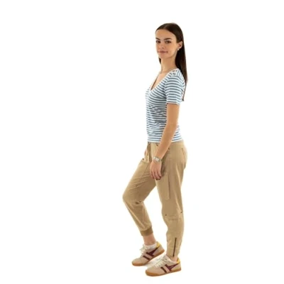 Image de MORGAN Femme 241 dina T Shirts Manches Courtes, Off White/Fjord, L EU