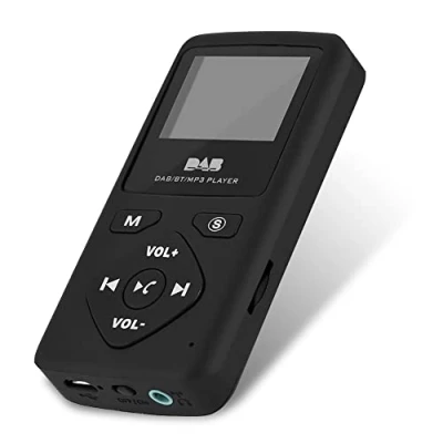 Image de ASHATA Mini Bluetooth Radio Numérique Dab Dab,Radio de Poche Pocket Portable Fonction Lecteur MP3 Carte TF 32 Go,Mini F