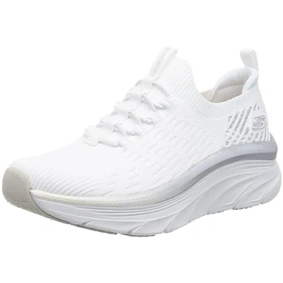 Image de Skechers Femme D&#039;lux Walker Let It Glow Basket, Blanc, 37.5 EU