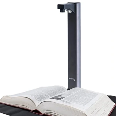 Image de IRIScan Desk Scanner de Documents, Livres v7pro:4K UltraHD,18MP, 600dpi,Scanner Portable,visualizer, OCR, IA aplatissement, Scan Auto, Effacement Doigts, Free Readiris PDF Editor Win Mac