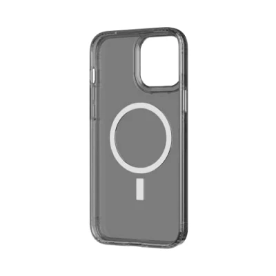 Image de tech21 T21 9265 Evo Tint (MagSafe) pour iPhone 13 Pro Coque de téléphone MagSafe teintée Carbone avec Protection Contre Les Chutes Multiples 3,6 m, Gris