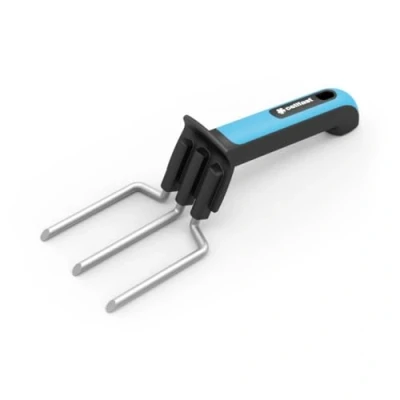 Image de Cellfast Fourchette À Main Petite Fourche De Jardin Fleurs pour l&#039;Aération du Sol La Plantation Le Désherbage Planter Et Transplanter Acier Inoxydable