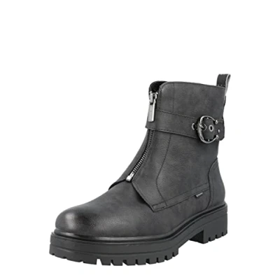 Image de TOM TAILOR Femme 4294809 Bottine, Noir, 38 EU