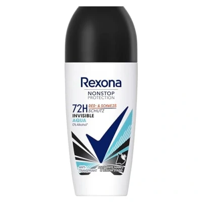 Image de Rexona Nonstop Protection Déodorant roll on Invisible Aqua 50 ml