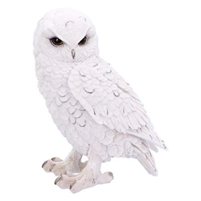 Image de Nemesis Now Snowy Watch Large 20 cm, résine, Blanc, Taille Unique