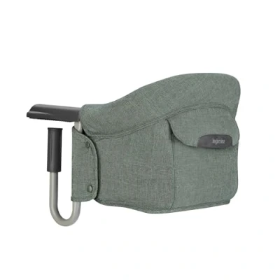Image de Inglesina Fast, Siège de Table Pliable, Vert Foncé (Pine Green), Facile à Transporter, Lavable, Installation Sécurisée, Jusqu&#039;à 15 kg, 35 x 27 42 cm