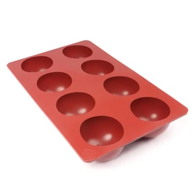 Image de Maé Moule Cassis 8 Alvéoles Silicone Alimentaire Premium Anti Adhérent Souple, Démoulage Facile et Net Résistant Températures 45C / +280C 100 ml