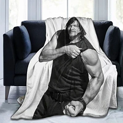Image de Daryl Dixon Couverture polaire légère, super douce et confortable en microfibre