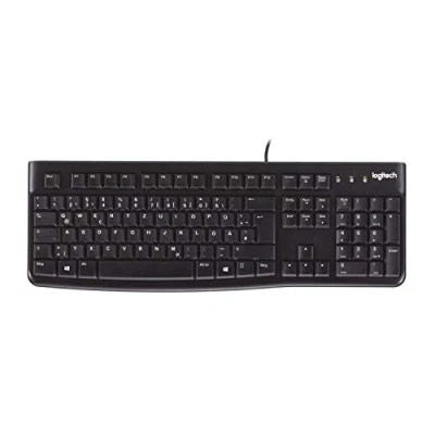 Image de Logitech K120 Corded Keyboard clavier Universel USB QWERTY Italien Noir Neuf