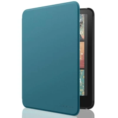 Image de MoKo Étui Compatible avec 7&quot; Kindle Paperwhite (12th Generation 2024) and Colorsoft Signature Edition 2024, Etui léger Auto Wake/Sleep pour Bleu Vert