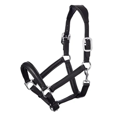 Image de LeMieux Licol Cuir Anatomique Noir Cob