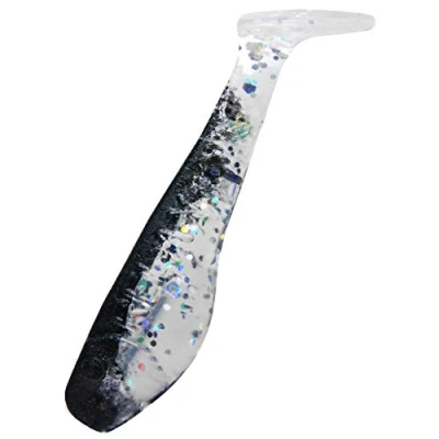 Image de Relax Kopyto 185 Lot de 6 perches, truites et chevesnes Transparent/noir 1&quot; 3,5 cm
