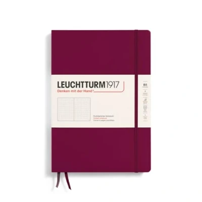 Image de LEUCHTTURM1917 366163 Carnet de notes Composition (B5), couverture rigide, 219 pages numérotées, Port Red, pointillé