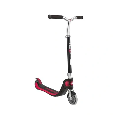 Image de Globber Flow Foldable 125 Trottinette Pliable 2 Roues pour Les Enfants à partir de 5 Ans et Ados, Noir
