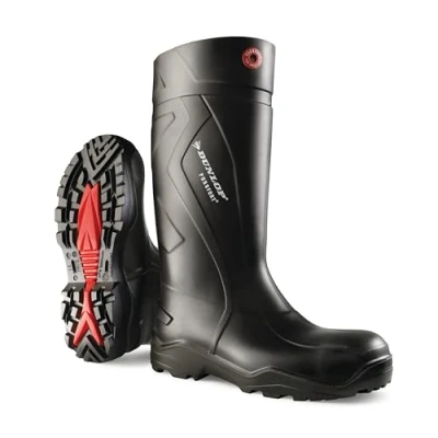 Image de Dunlop Purofort+ Full Safety Bottes en caoutchouc, Noir, EU 41