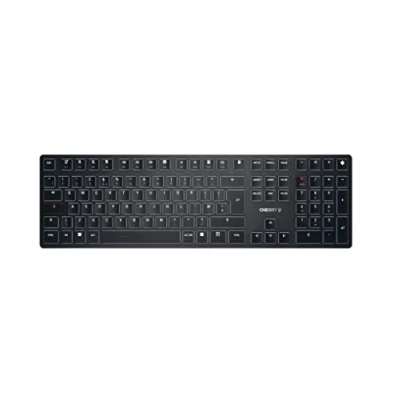 Image de CHERRY KW X ULP clavier Universel USB + RF Wireless Bluetooth QWERTY Anglais britannique Noir Neuf
