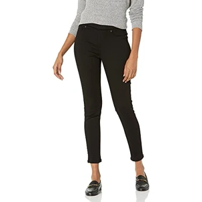 Image de Amazon Essentials Jegging extensible à enfiler (disponible en grande taille) Femme, Noir, 40