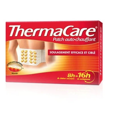 Image de Thermacare Patch Auto Chauffant Bas du Dos Boîte de 4