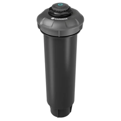 Image de Gardena système d&#039;arrosage Arroseur escamotable MD40 : pour pelouses de taille moyenne jusqu&#039;à 40 m², portée 2,5 à 3,5 m, avec buse, filetage extérieur 3/4&quot; (8231 20)