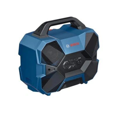Image de Bosch Professional 18V/ 12V System Enceinte Bluetooth sans FIL GPB 18V 6 C (Bluetooth, USB, Multi Speaker Sound, batterie/chargeur)