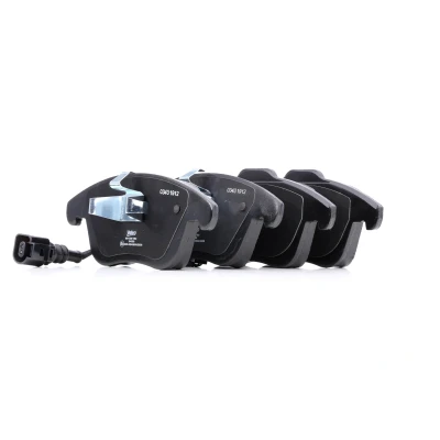 Image de VALEO 601036 Jeu de plaquettes frein Essieu avant contact signal d&#039;usure inclus sans kit vis fixation, avec tôle anti bruit