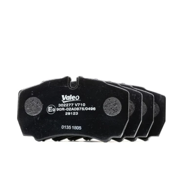 Image de VALEO 302277 Jeu de plaquettes frein Essieu arrière contact signal d&#039;usure exclu sans tôle anti bruit IVECO: DAILY 6 Pritsche/Fahrgestell