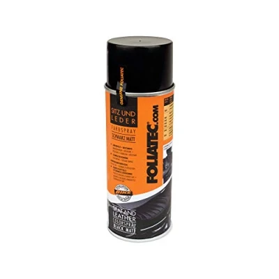 Image de Foliatec Seat &amp; Leather Color Spray Noir Mattes 1x400ml