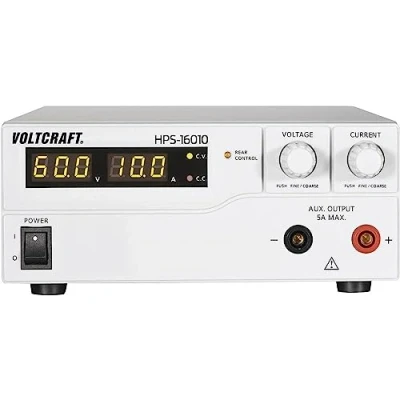 Image de VOLTCRAFT Alimentation de Laboratoire réglable à mémoire 1 60 V/DC 0 10 A 600 W HPS 16010