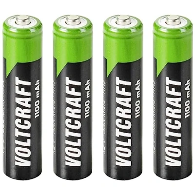 Image de Pile Rechargeable LR3 (AAA) VOLTCRAFT HR03 SE NiMH 1100 mAh 1.2 V 4 pc(s)
