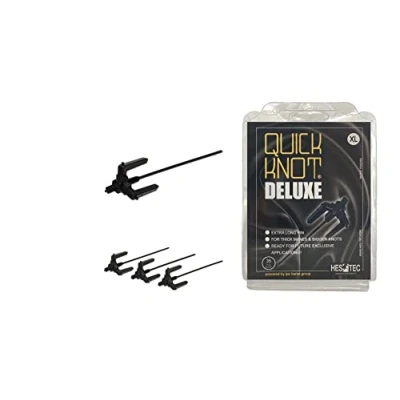 Image de Quick Knot® Deluxe Pince pour chevaux Convient et poneys Réutilisable (Noir, XL)