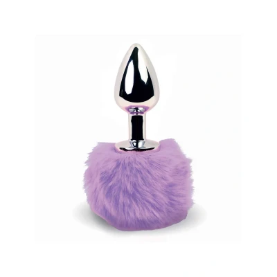 Image de Plug Anal Queue de Lapin Bunny Tails Violet Parme