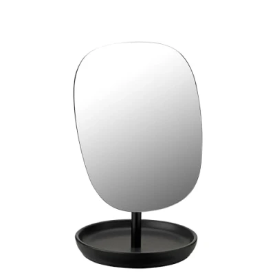 Image de Stelton miroir Fjord, cosmétique, grès, fer, Black, 25 cm, 117