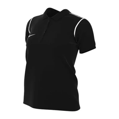 Image de Nike W NK DF Park20 Polo à Manches Courtes, Noir/Blanc, s Femme