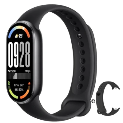 Image de Xiaomi Mi Smart Band 10 (2025) Écran AMOLED 1,72&quot;, 21 Jours d&#039;Autonomie, Analyse Sportive, Étanche 5ATM, Suivi Santé (Cardiaque, SPO₂, Sommeil), Garantie 2 Ans (Noir)