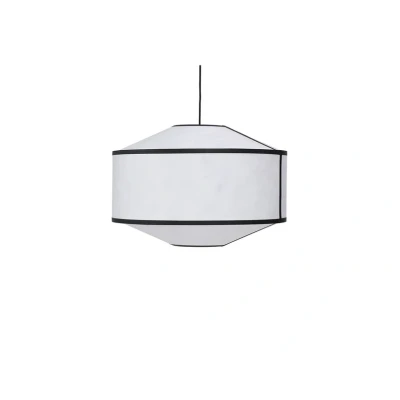 Image de New Works suspension Kite, Ø 65 cm, blanc / noir, à 3 lampes