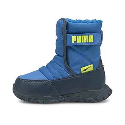 Image de PUMA Nieve Boot WTR AC Inf Basket, Future Blue NRGY Yellow, 27 EU