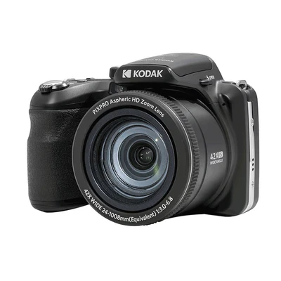 Image de KODAK Pixpro Astro Zoom AZ425 Appareil Photo Numérique Bridge, optique 42X, Grand angle de 24 mm, 20 mégapixels, LCD 3, Vidéo Full HD 1080p, Batterie Li ion Noir Neuf